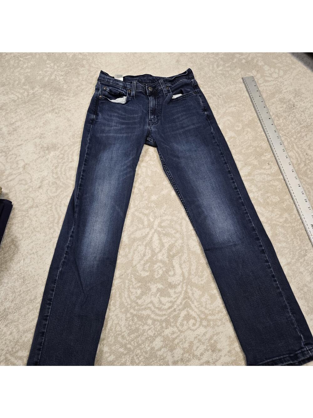 Levi's 514 Slim Straight Leg Distressed Jeans Men's 29x30 Denim Medium Wash